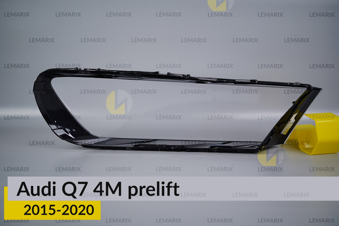 Скло фари Audi Q7 4M (2015-2020) дорест ліве