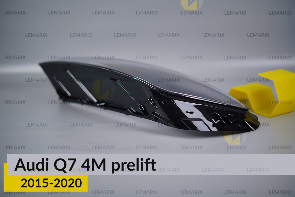 Скло фари Audi Q7 4M (2015-2020) дорест ліве