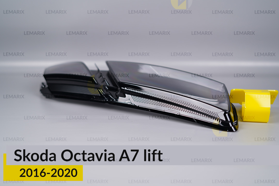 Скло фари Skoda Octavia A7 (2016-2020) рест праве