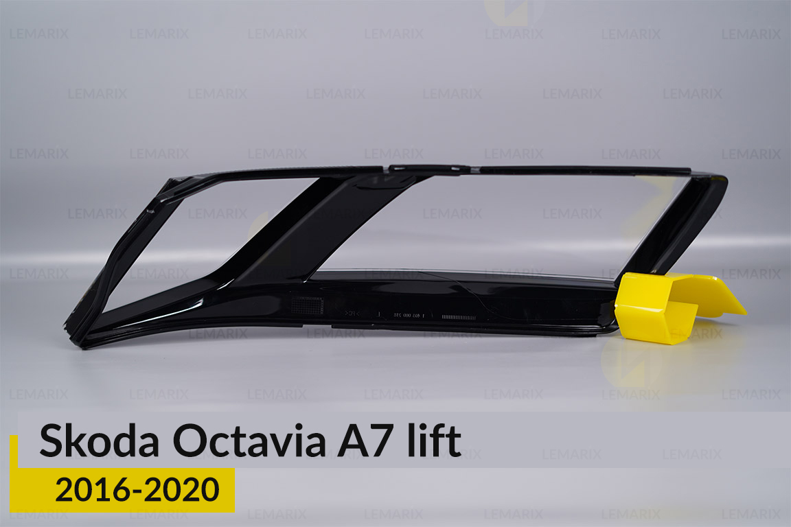 Скло фари Skoda Octavia A7 (2016-2020) рест праве