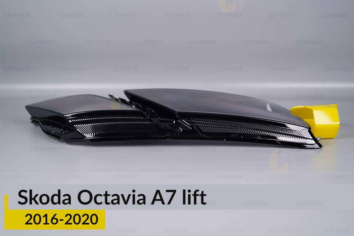 Скло фари Skoda Octavia A7 (2016-2020) рест праве