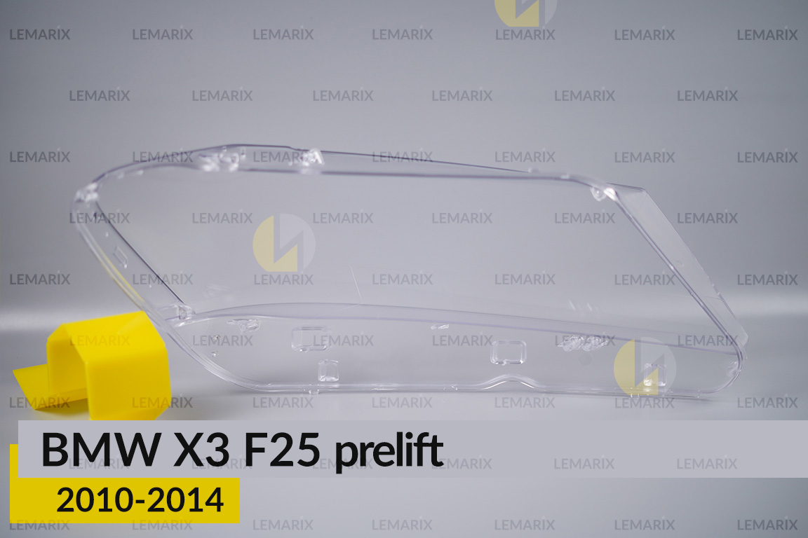 Скло фари BMW X3 F25 (2010-2014) дорест ліве