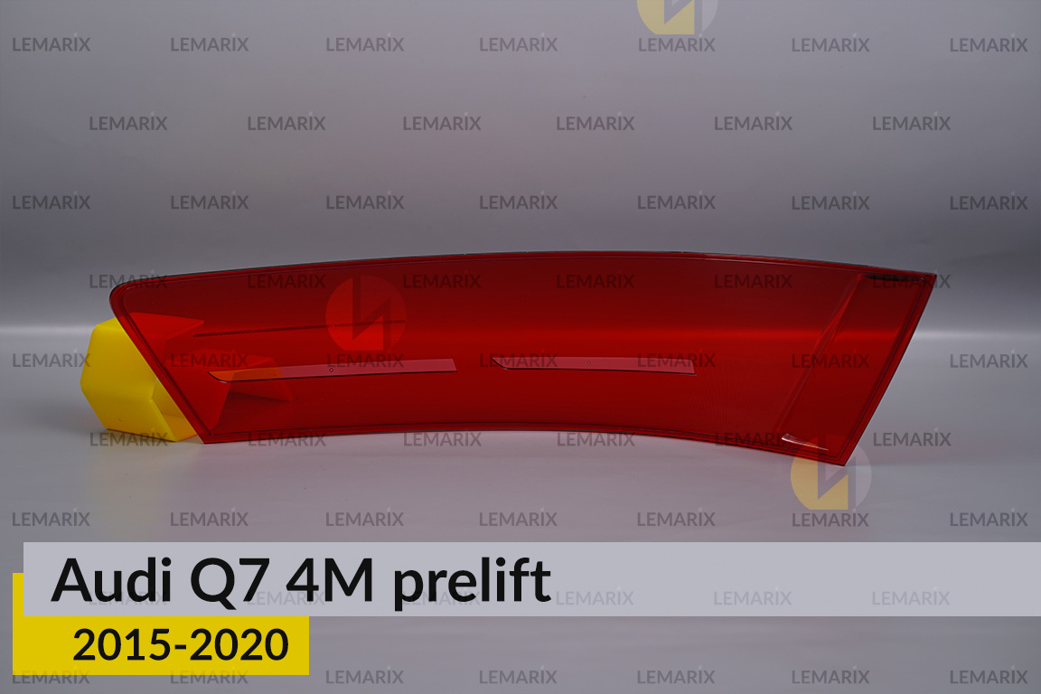 Скло заднього ліхтаря Audi Q7 4M (2015-2020) дорест ліве