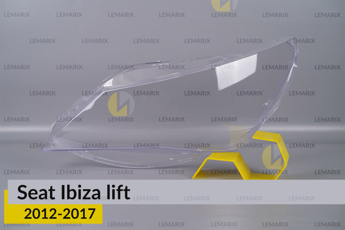 Скло фари Seat Ibiza (2012-2017) рест ліве
