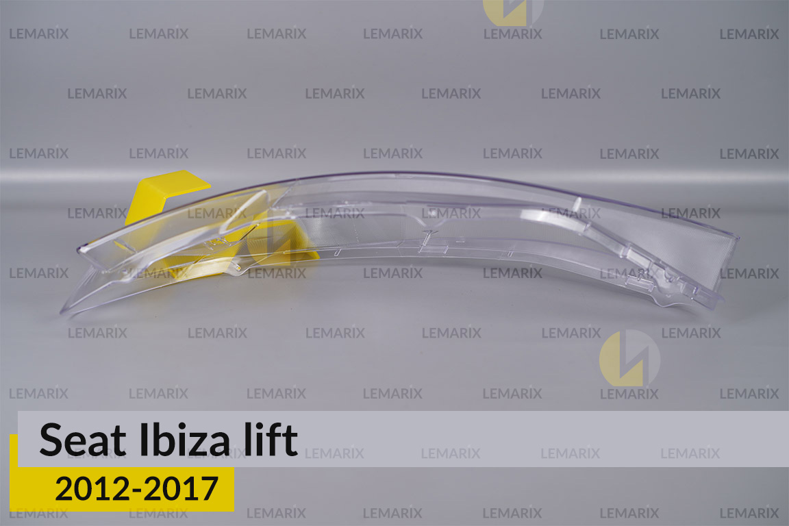 Скло фари Seat Ibiza (2012-2017) рест ліве