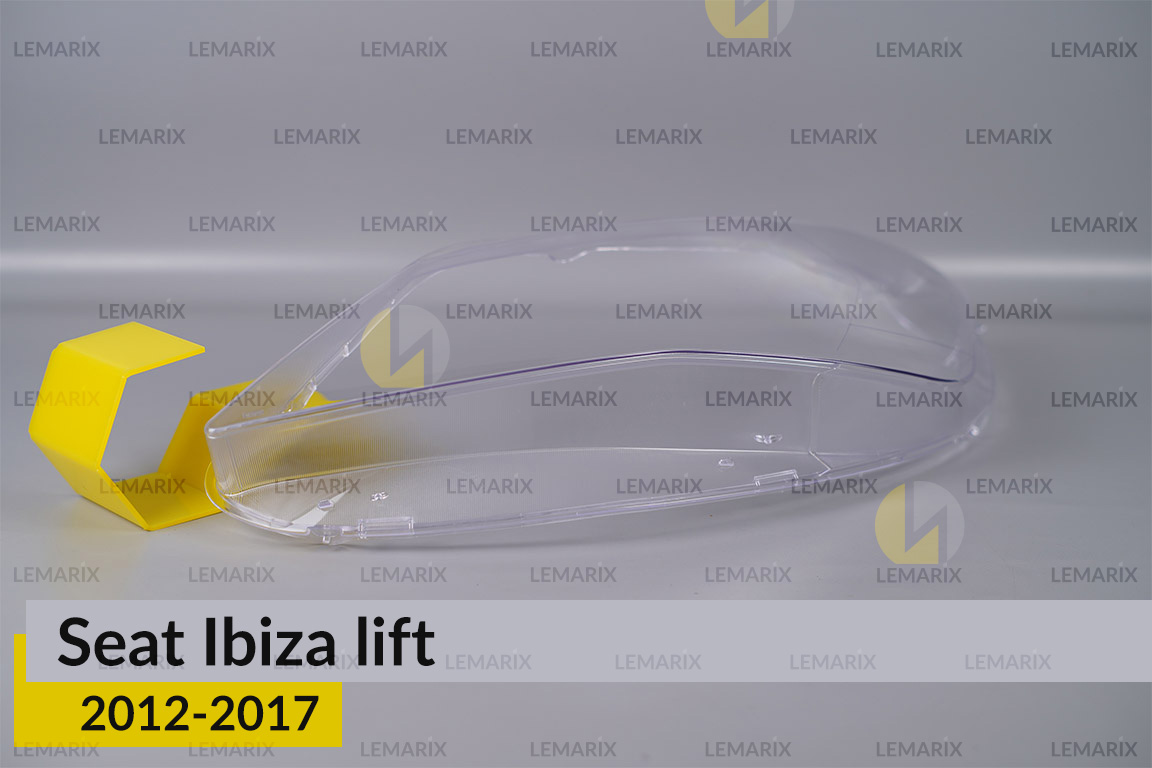 Скло фари Seat Ibiza (2012-2017) рест ліве