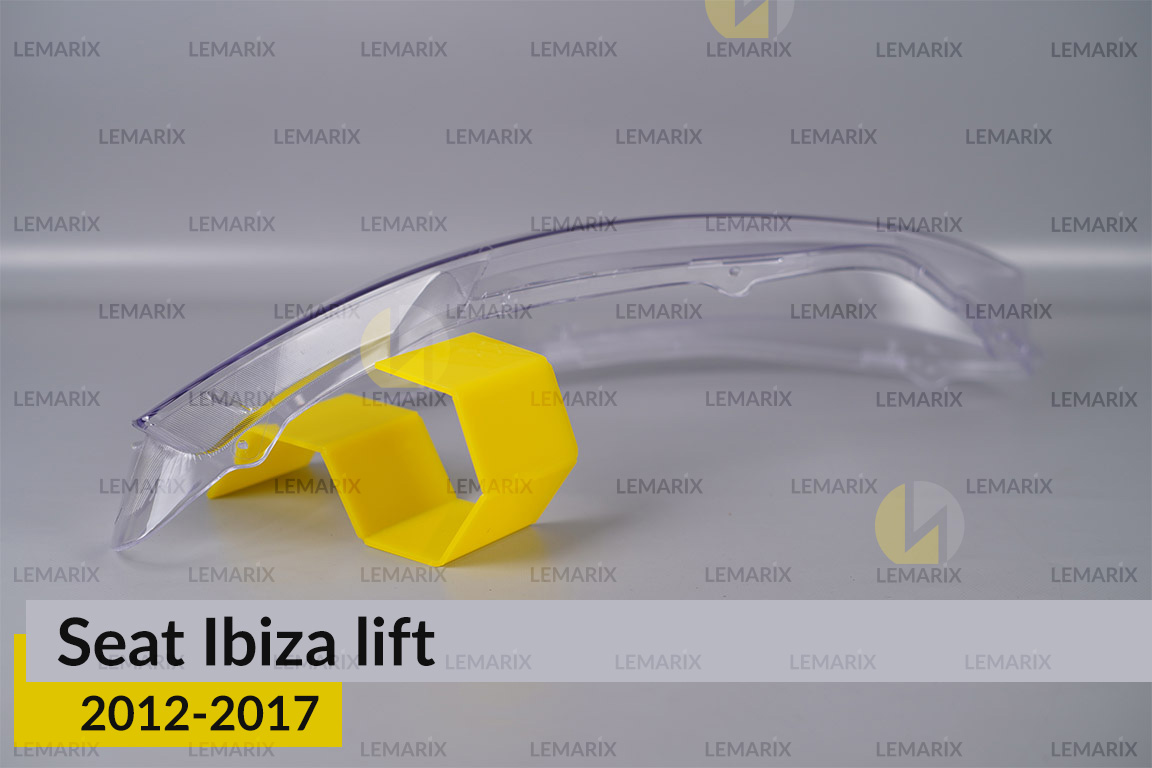Скло фари Seat Ibiza (2012-2017) рест ліве