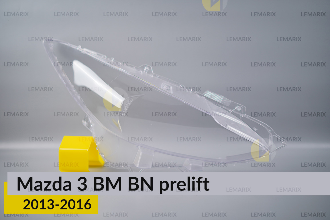 Скло фари Mazda 3 BM BN (2013-2016) дорест праве