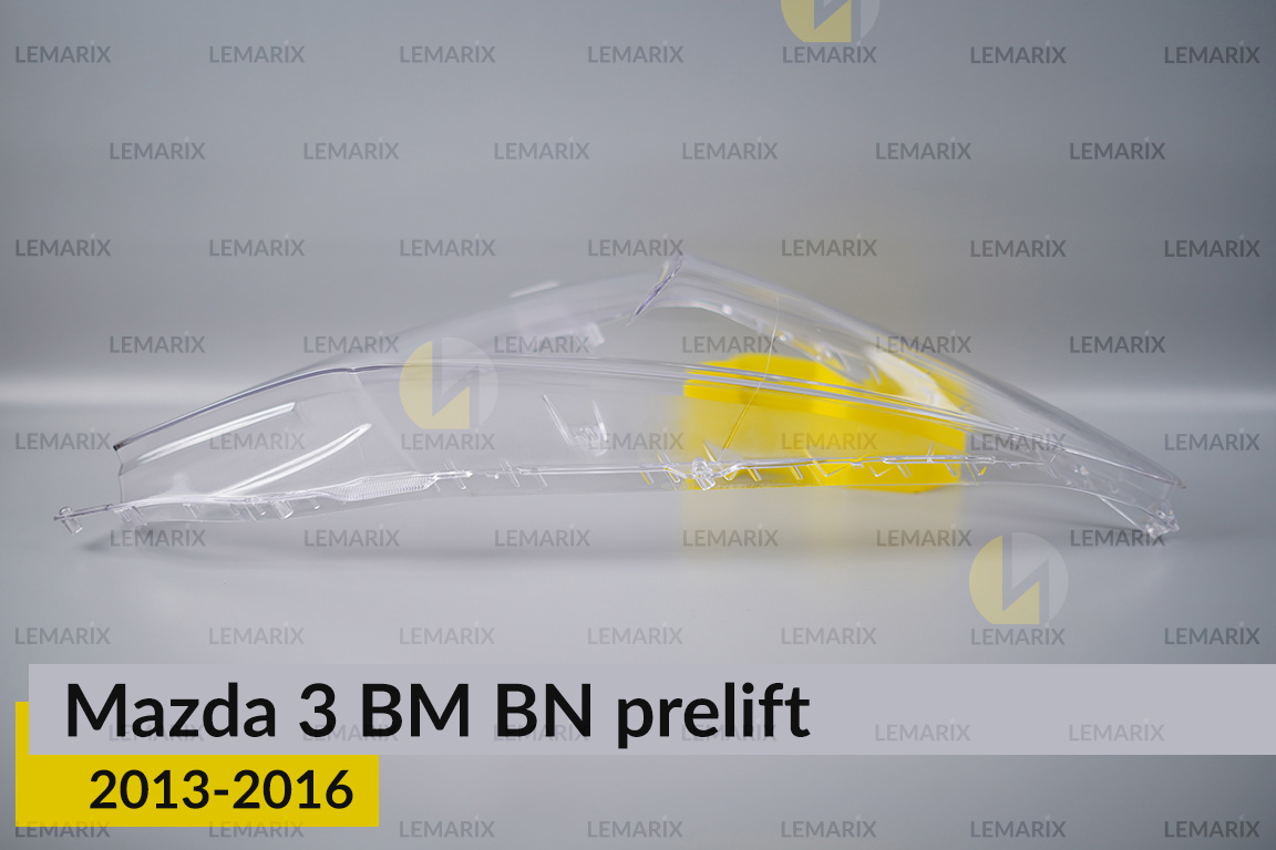 Скло фари Mazda 3 BM BN (2013-2016) дорест праве