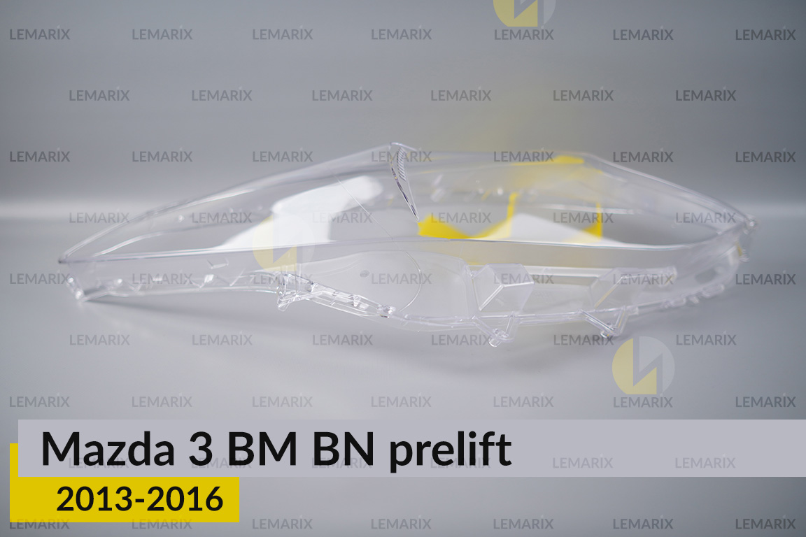Скло фари Mazda 3 BM BN (2013-2016) дорест праве