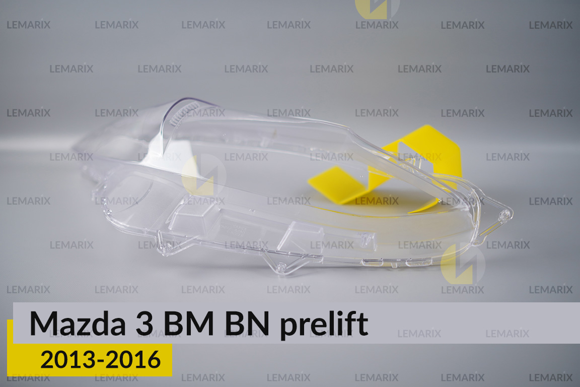 Скло фари Mazda 3 BM BN (2013-2016) дорест праве