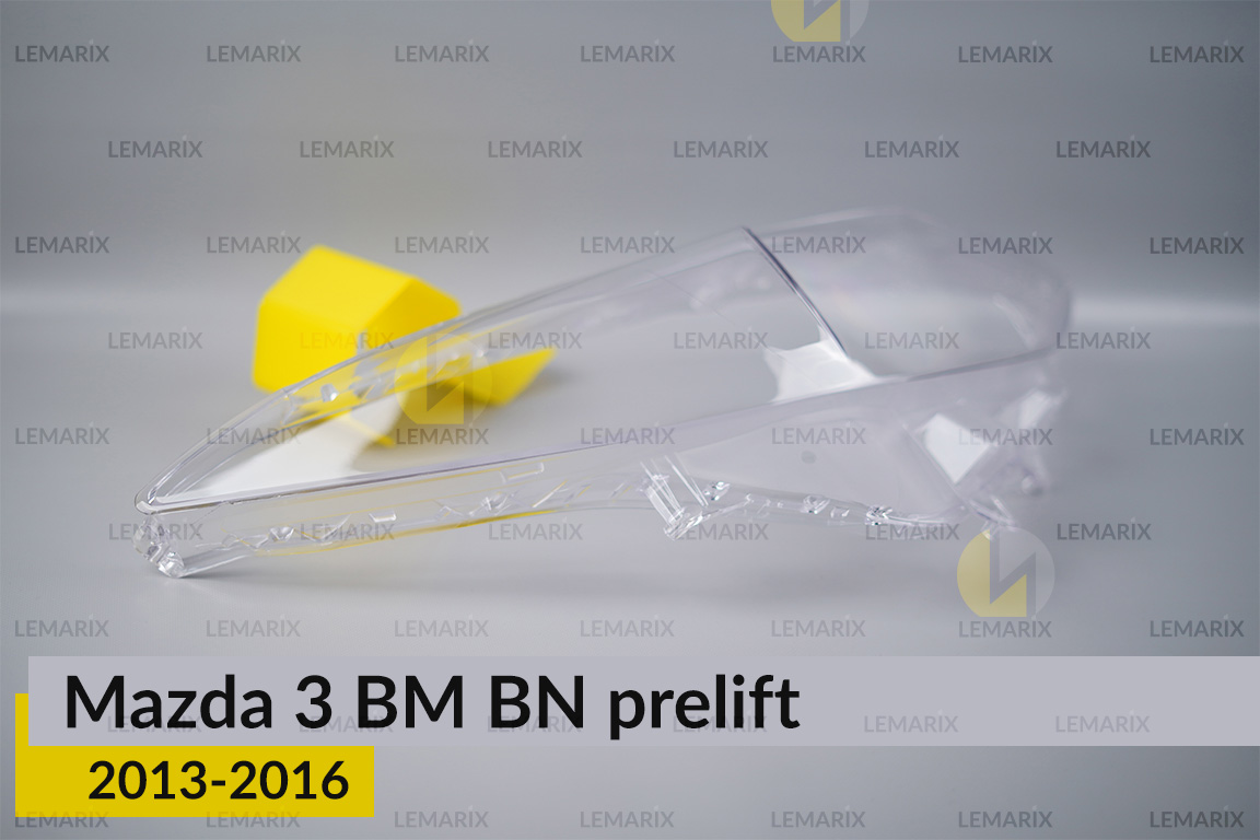 Скло фари Mazda 3 BM BN (2013-2016) дорест праве