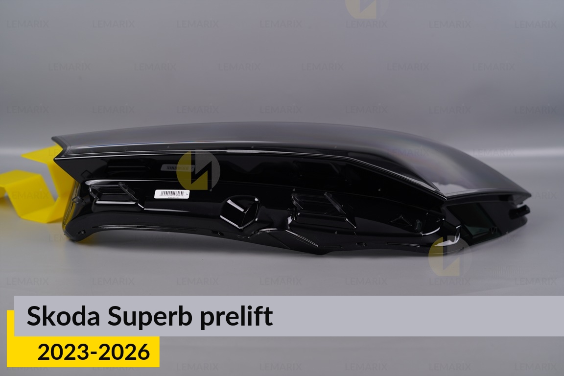 Скло фари Skoda Superb (2023-2026) дорест ліве