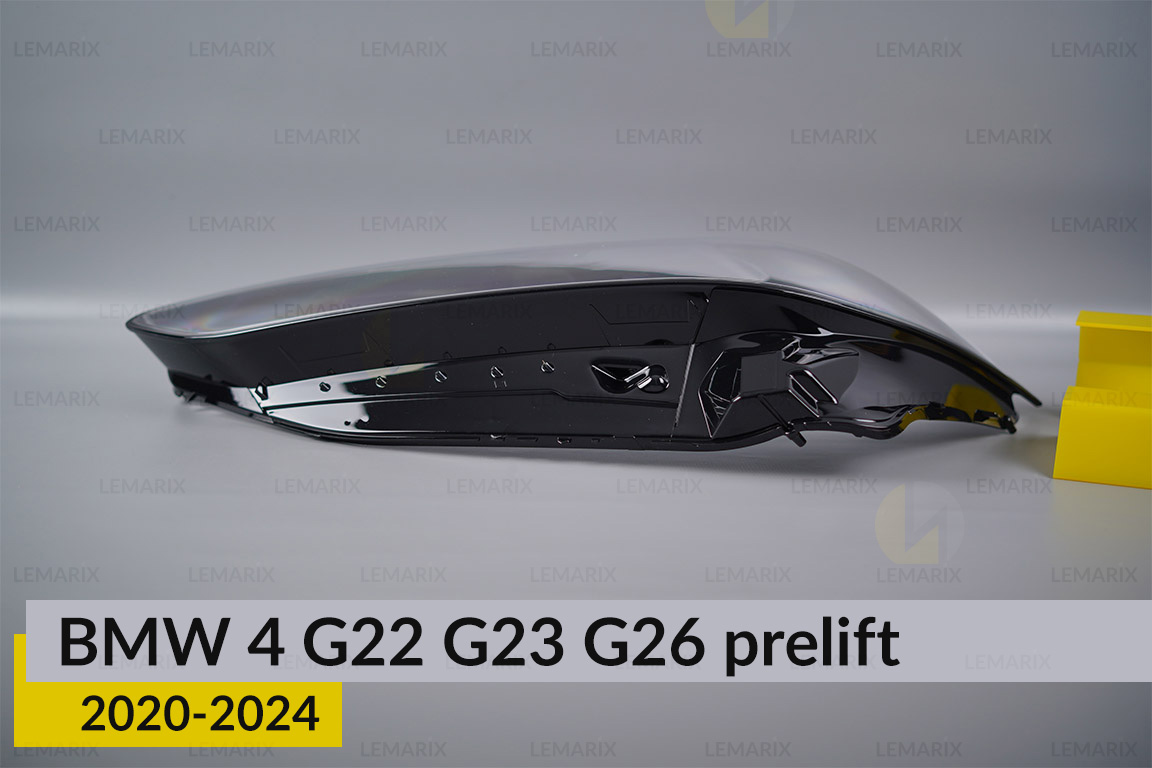 Скло фари BMW 4 G22 G23 G26 (2020-2024) дорест ліве