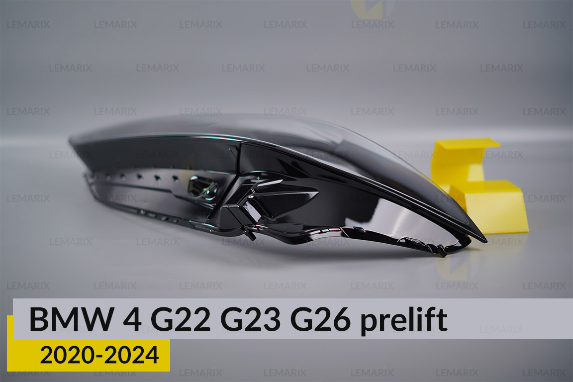 Скло фари BMW 4 G22 G23 G26 (2020-2024) дорест ліве