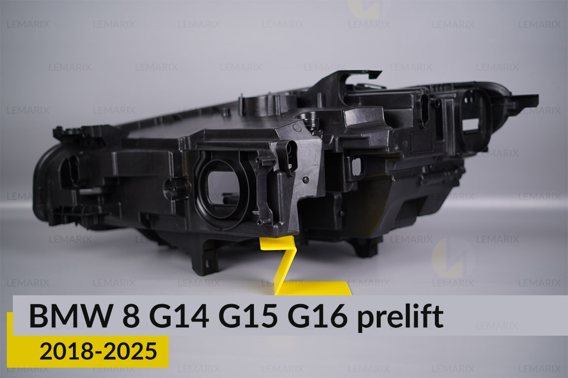 Корпус фари BMW 8 G14 G15 G16 (2018-2026) дорест правий
