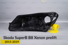 Корпус фары Skoda SuperB B8 Xenon (2015-2019) дорест левый