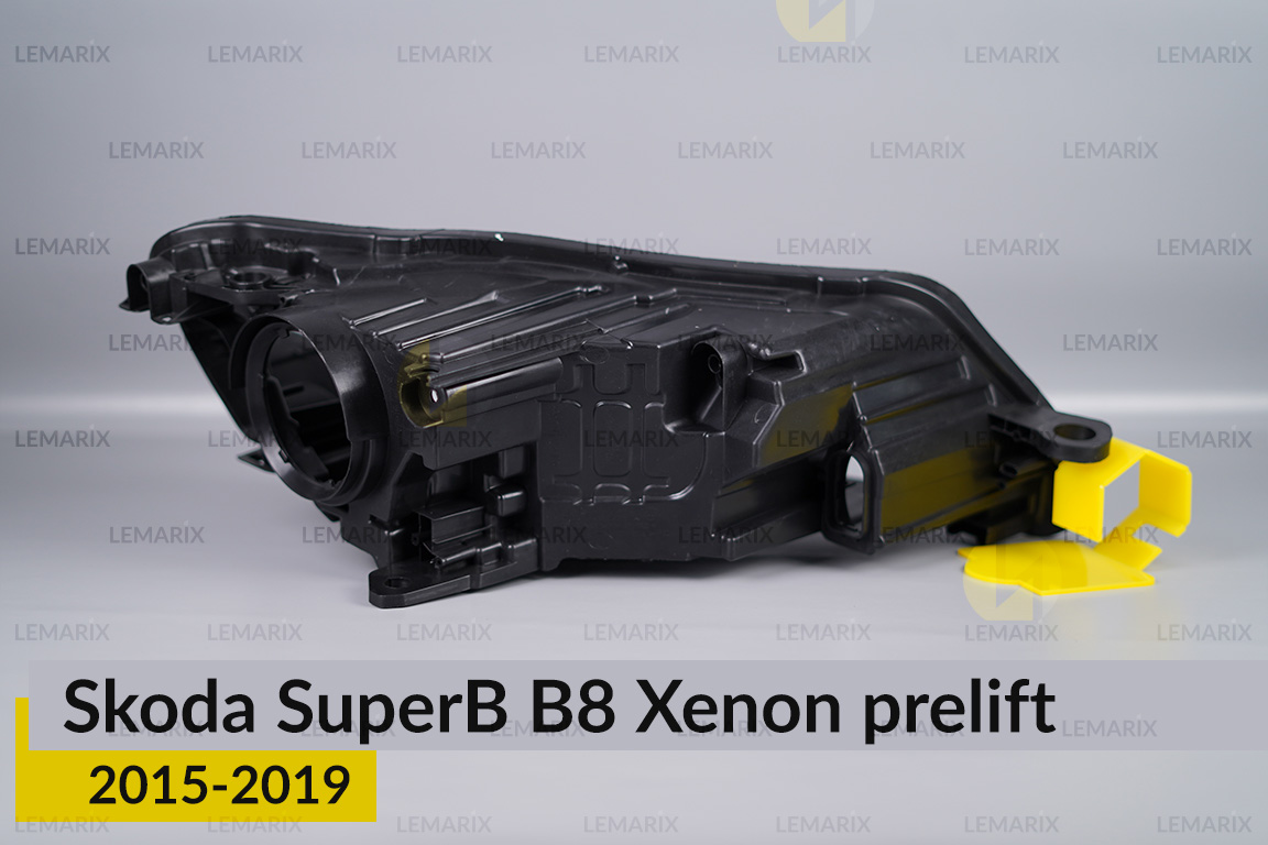 Корпус фари Skoda SuperB B8 Xenon (2015-2019) дорест лівий