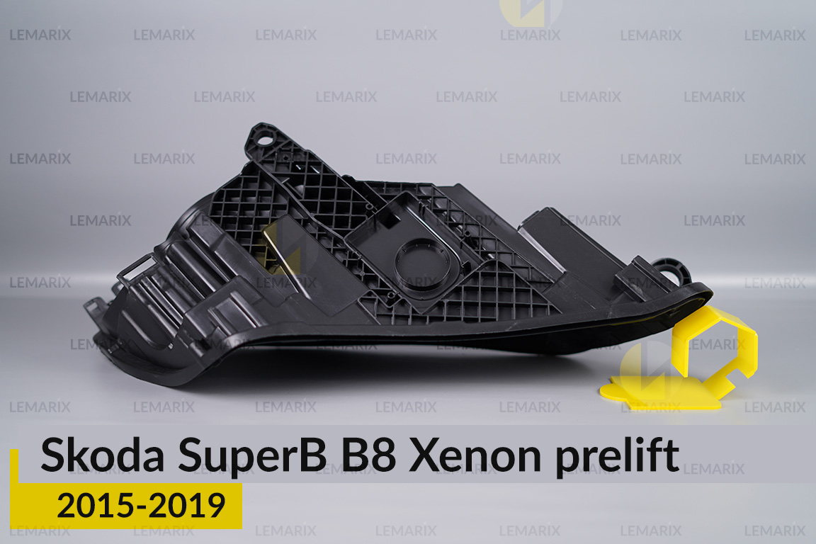 Корпус фари Skoda SuperB B8 Xenon (2015-2019) дорест лівий