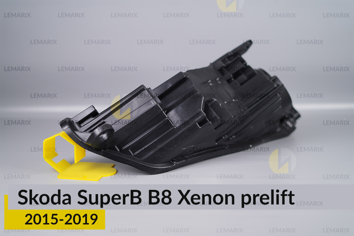 Корпус фари Skoda SuperB B8 Xenon (2015-2019) дорест лівий