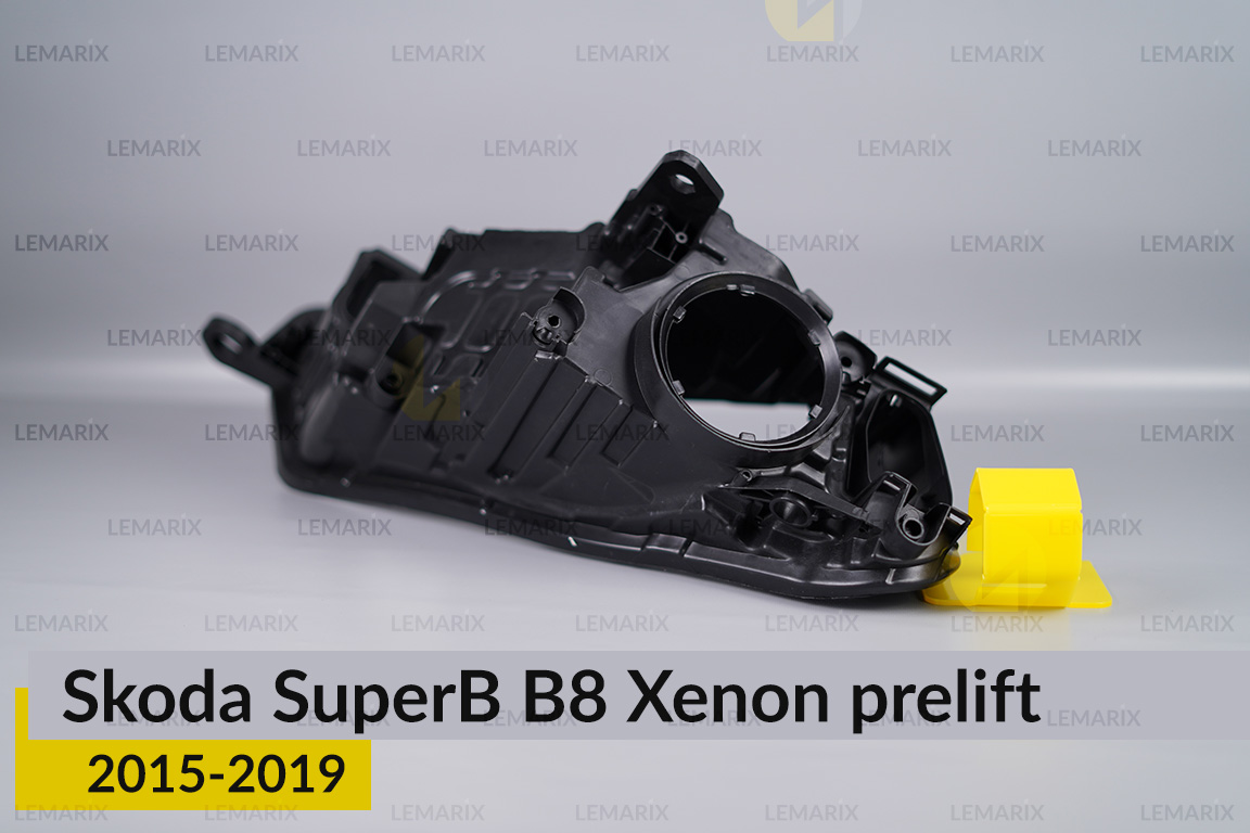 Корпус фари Skoda SuperB B8 Xenon (2015-2019) дорест лівий