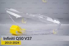 Скло фари Infiniti Q50 V37 (2013-2024) праве