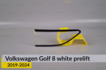 Скло заднього ліхтаря внутрішнє в кришці багажника VW Volkswagen Golf 8 white (2019-2024) дорест ліве