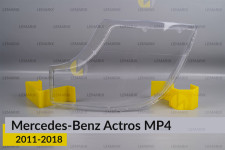 Стекло фары Mercedes-Benz Actros MP4 (2011-2018) левое