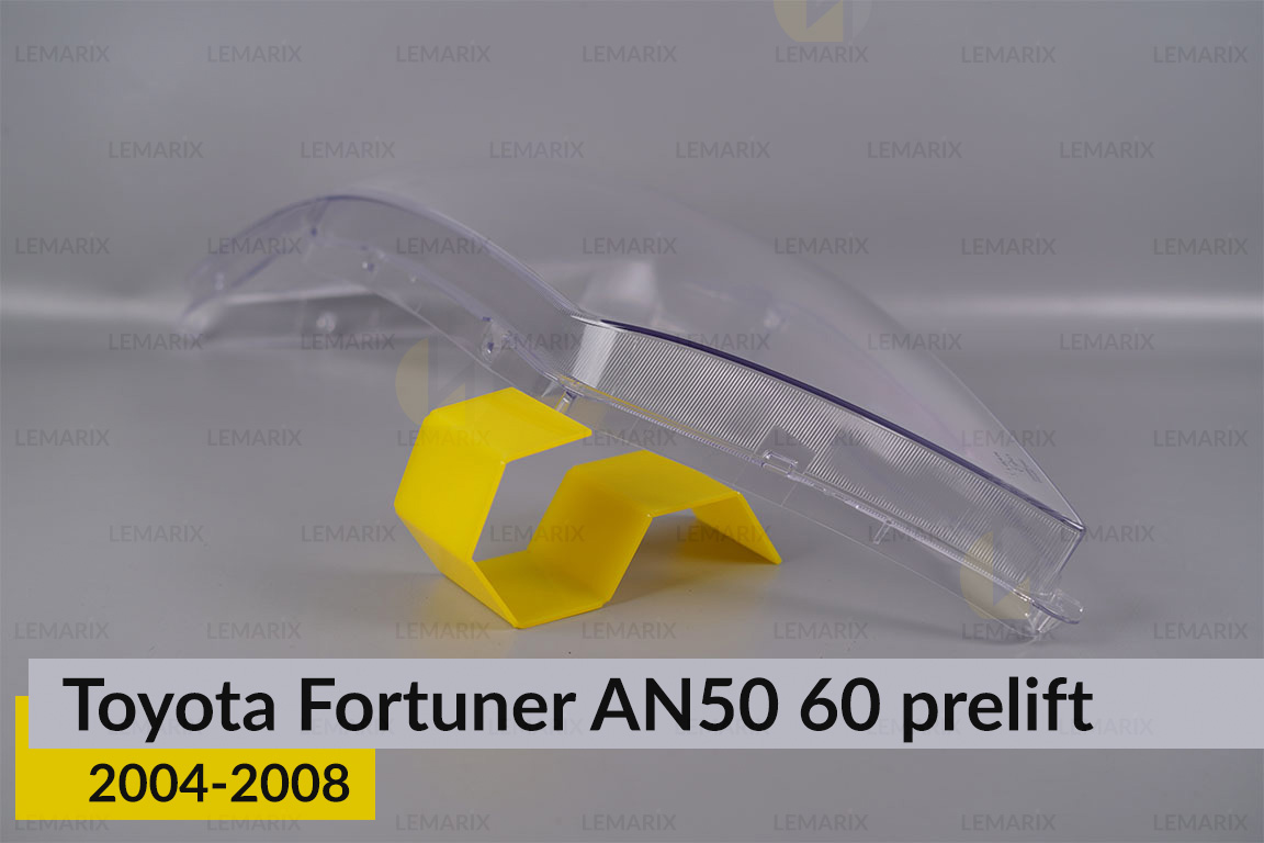 Скло фари Toyota Fortuner AN50 60 (2004-2008) дорест ліве