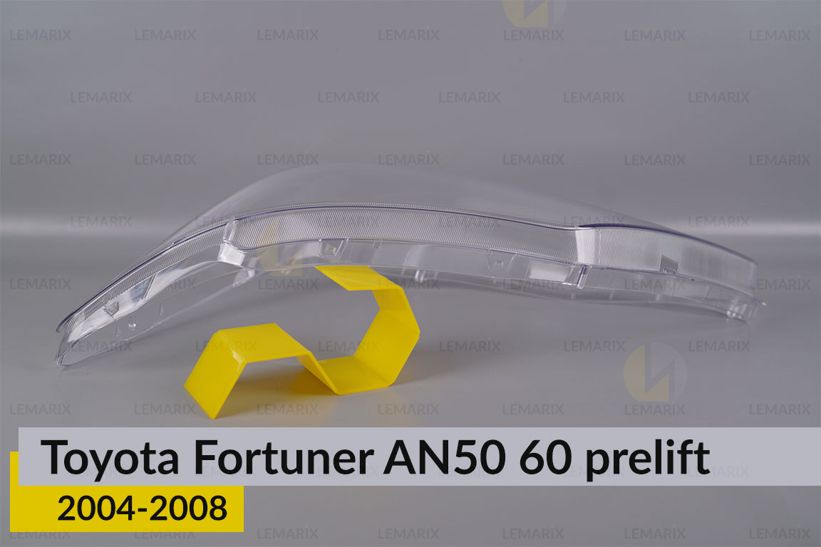 Скло фари Toyota Fortuner AN50 60 (2004-2008) дорест ліве