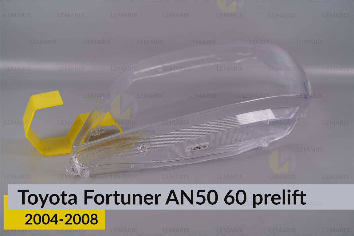 Скло фари Toyota Fortuner AN50 60 (2004-2008) дорест ліве