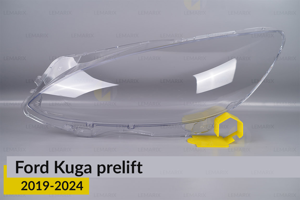 Скло фари Ford Kuga (2019-2024) дорест ліве