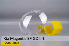 Скло фари Kia Magentis EF GD (2002-2006) рест ліве