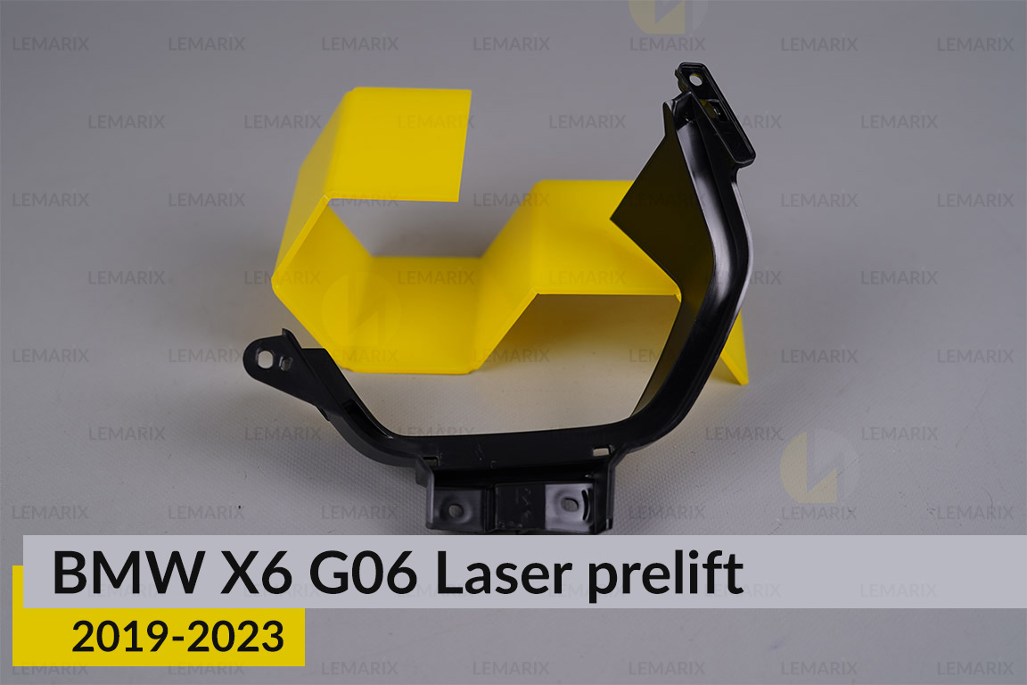 Декоративна маска під світловод лінзи мала BMW X6 G06 Laser (2019-2023) дорест права