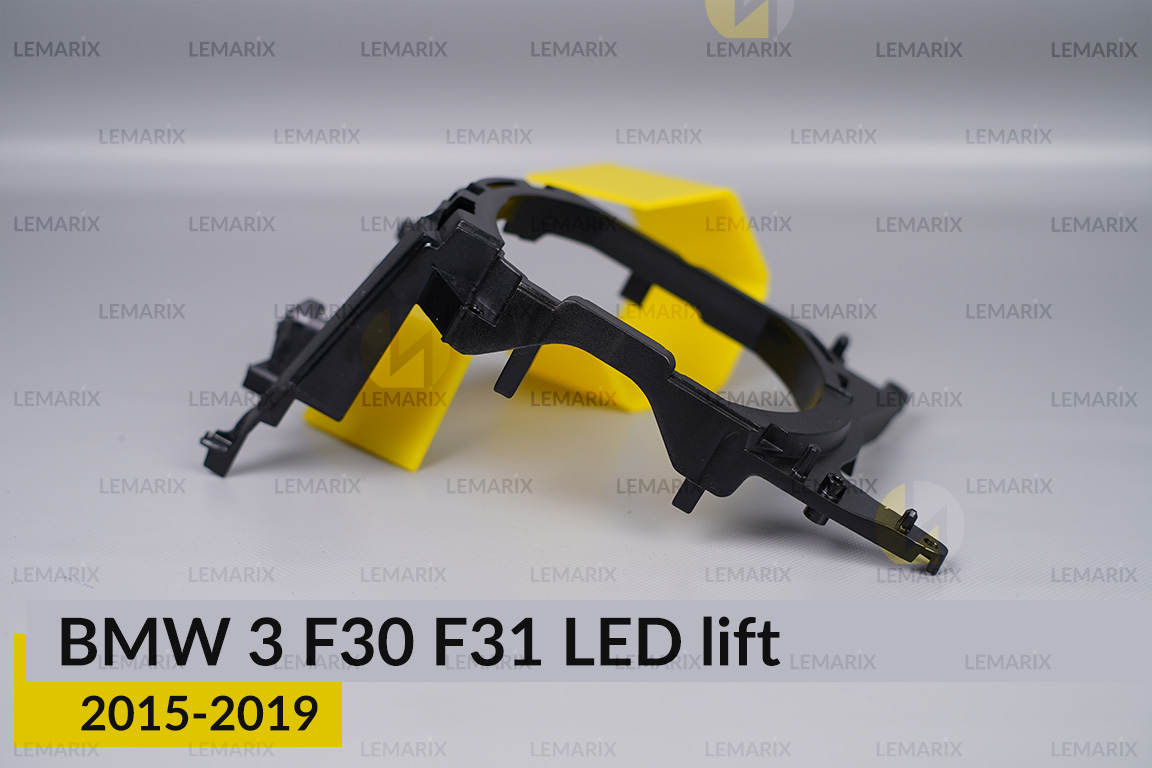 Декоративна маска велика зовнішня BMW 3 F30 F31 LED (2015-2019) рест ліва