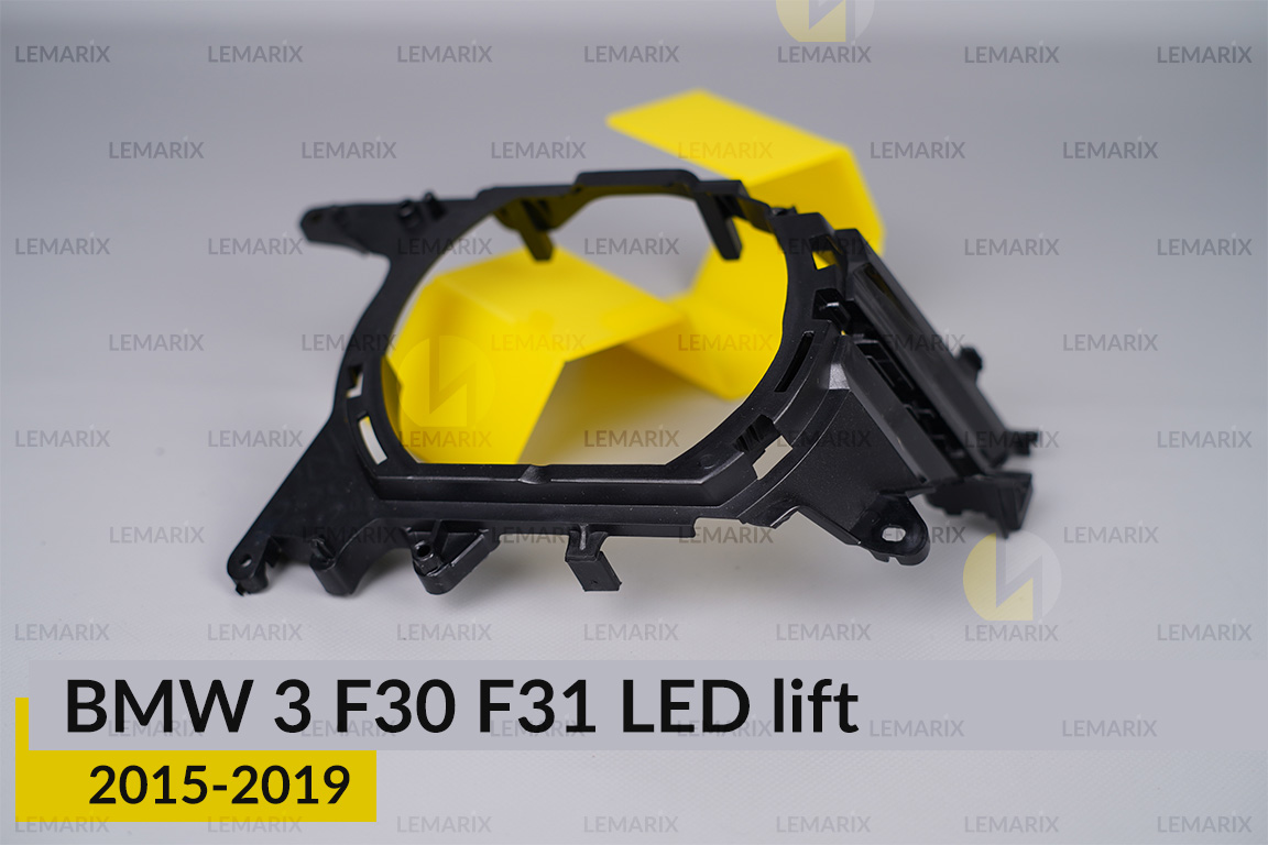 Декоративна маска велика зовнішня BMW 3 F30 F31 LED (2015-2019) рест ліва
