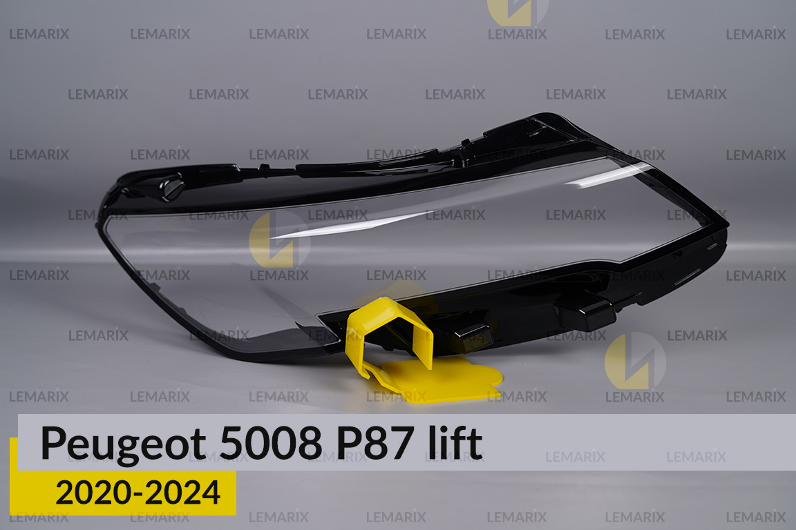 Скло фари Peugeot 5008 P87 (2020-2024) рест праве