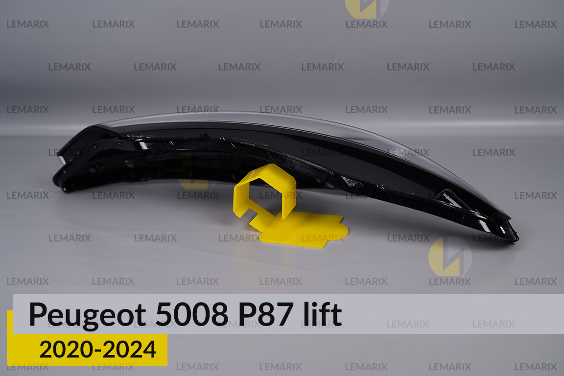 Скло фари Peugeot 5008 P87 (2020-2024) рест праве