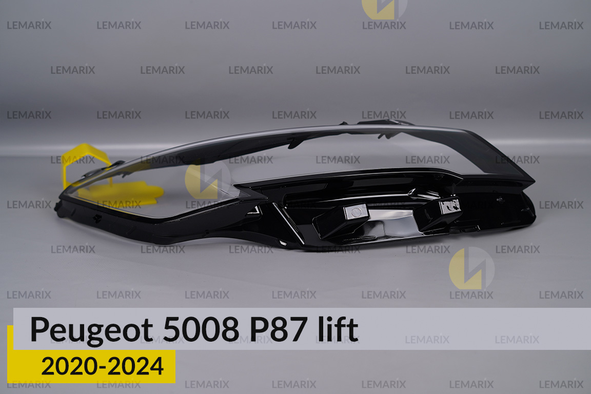 Скло фари Peugeot 5008 P87 (2020-2024) рест праве