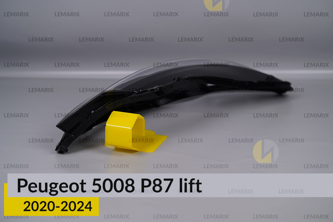 Скло фари Peugeot 5008 P87 (2020-2024) рест праве