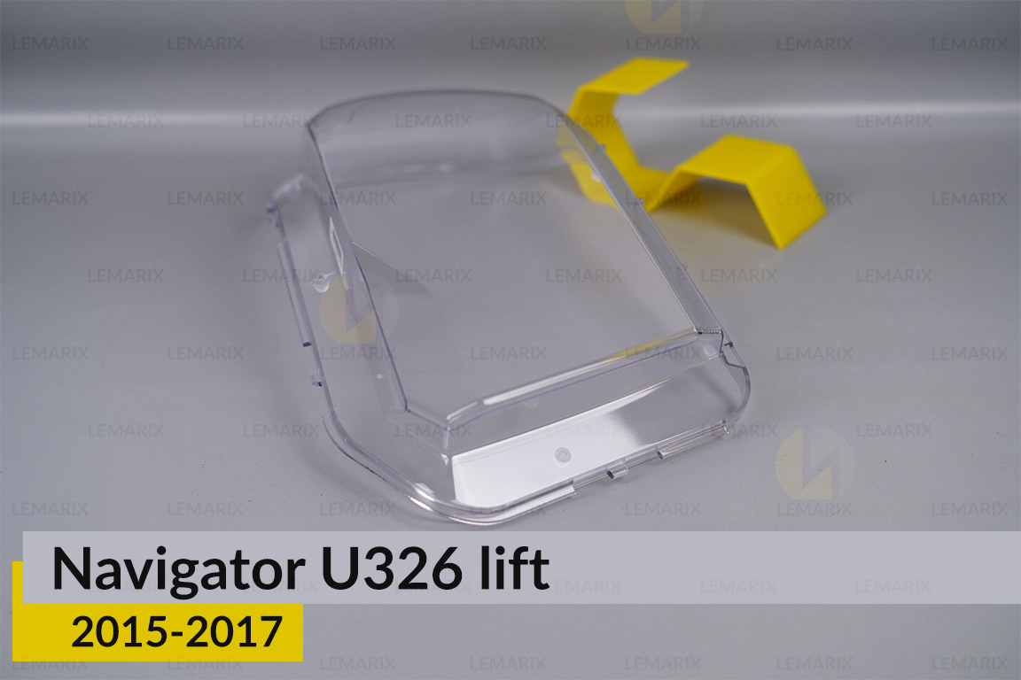 Скло фари Lincoln Navigator U326 (2015-2017) рест праве