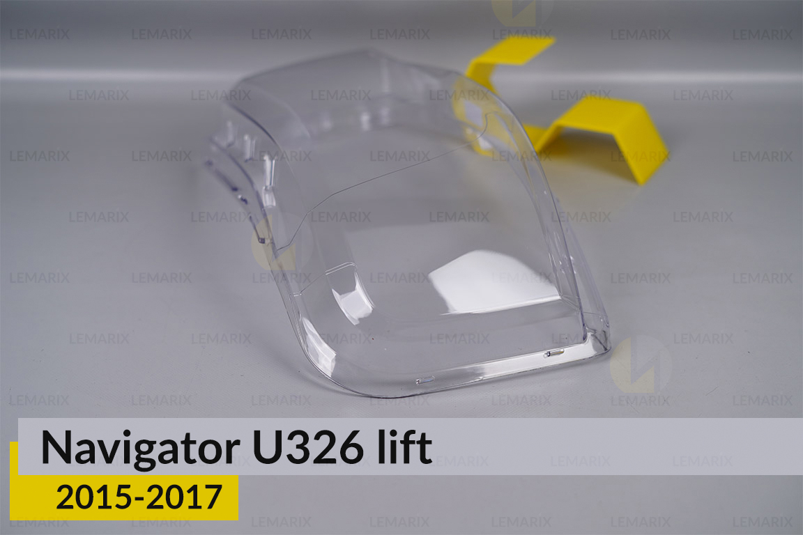 Скло фари Lincoln Navigator U326 (2015-2017) рест праве