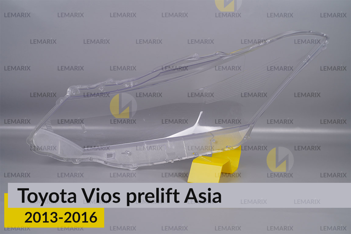 Скло фари Toyota Vios Asia (2013-2016) дорест праве