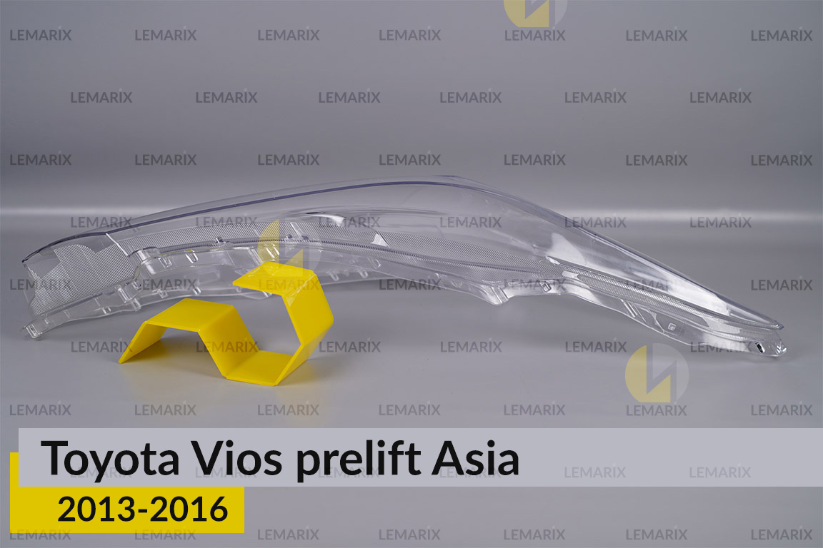 Скло фари Toyota Vios Asia (2013-2016) дорест праве