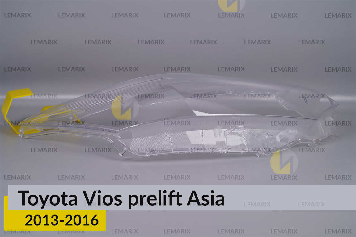 Скло фари Toyota Vios Asia (2013-2016) дорест праве