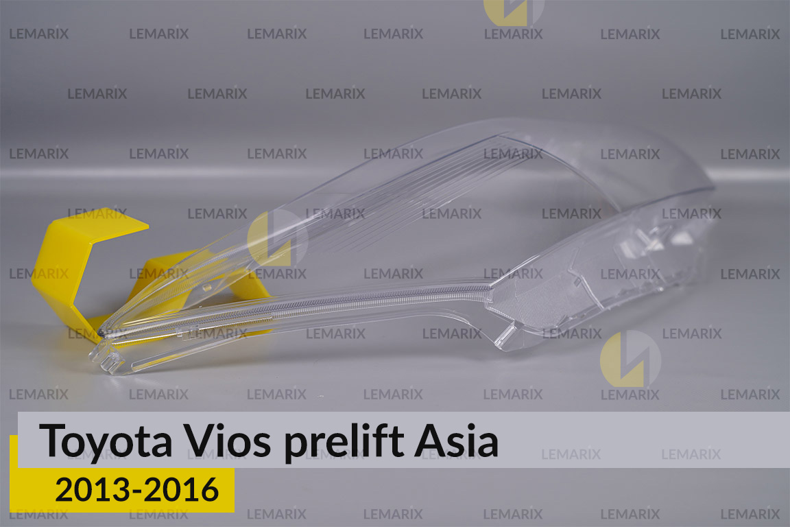 Скло фари Toyota Vios Asia (2013-2016) дорест праве
