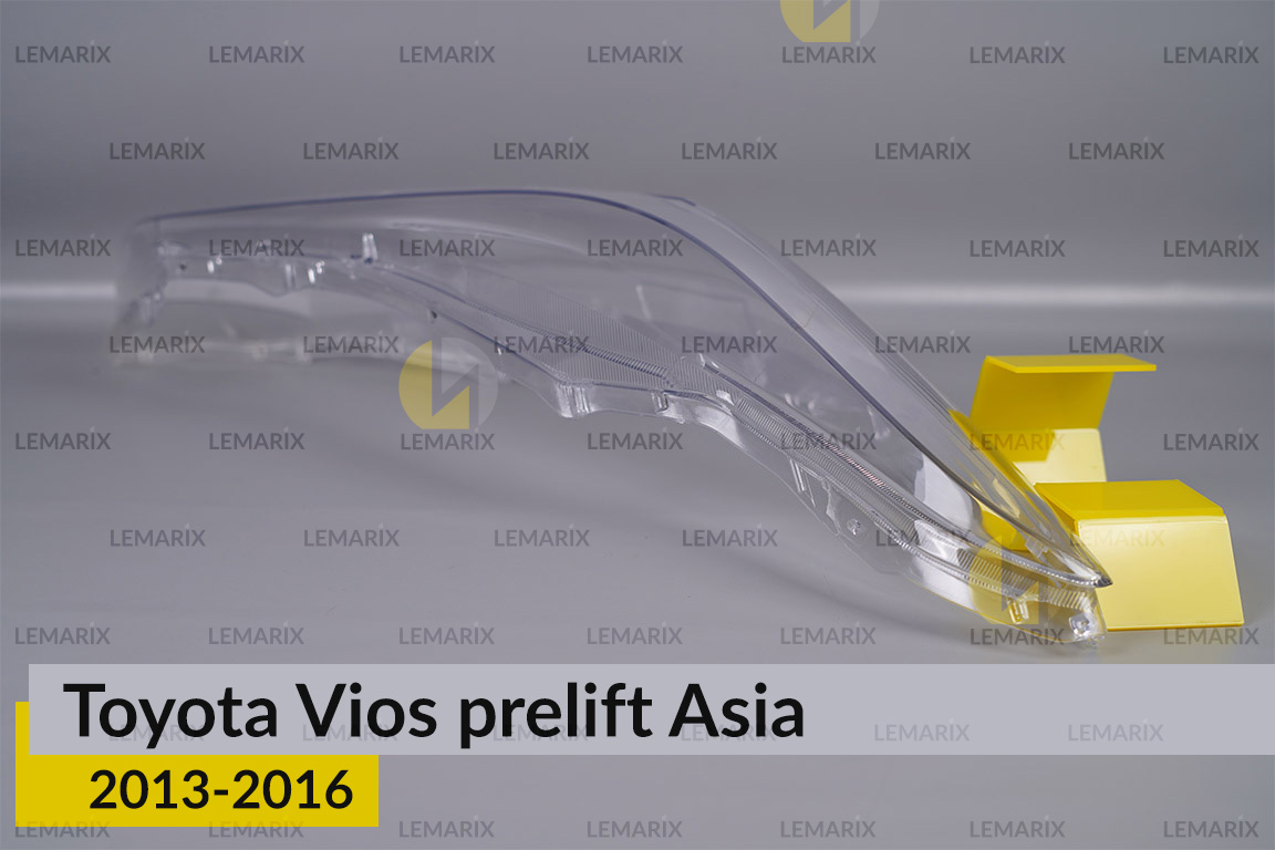 Скло фари Toyota Vios Asia (2013-2016) дорест праве