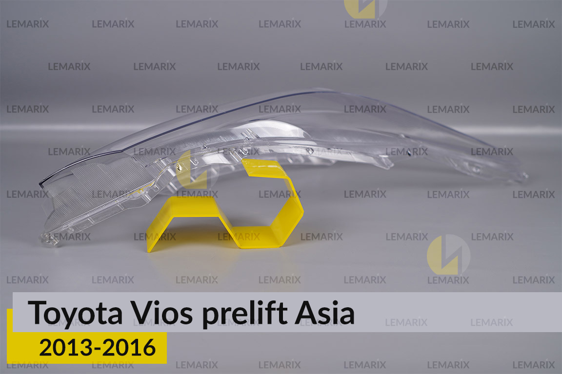Скло фари Toyota Vios Asia (2013-2016) дорест праве