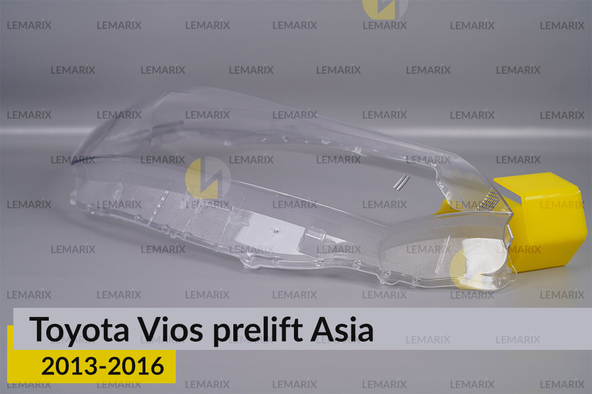 Скло фари Toyota Vios Asia (2013-2016) дорест праве