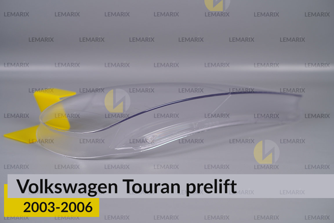 Скло фари VW Volkswagen Touran (2003-2006) дорест праве